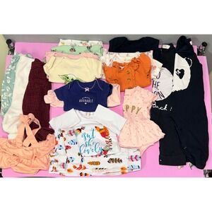 Baby Girl Clothing Lot Carters Kit Pearl Grogu Floral Ruffle Bodysuits Leggings